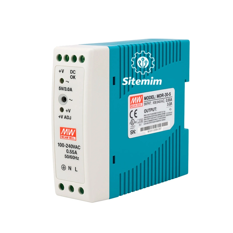 FUENTE DE ALIMENTACION 220VAC - 5VDC 3A MEAN WELL MDR20-5